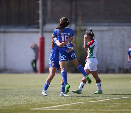 La «U» derrota a Palestino en una nueva fecha del Campeonato Nacional Femenino 2022 celebracion gol u de chile femenino vs palestino