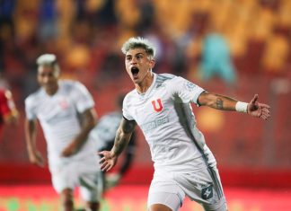 La U venció por la mínima a Unión Española y es líder absoluto del Campeonato Nacional