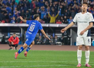 Universidad de Chile venció a Independiente y toma ventaja en la Copa Sudamericana 2025 Lucas Assadi celebra ante Independiente