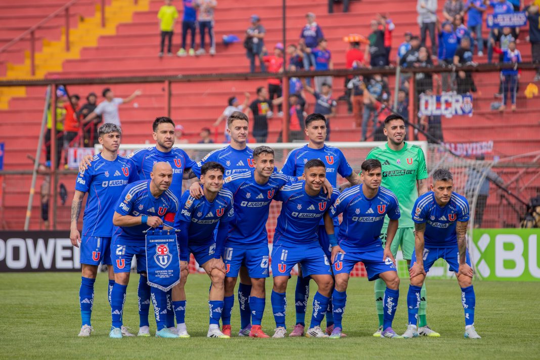 ORIA8423 Formación de Universidad de Chile previa a su partido contra Alianza Lima por Copa Sudamericana 2025.