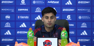 Altamirano palpita la semifinal ante Lanús: “Tenemos que disfrutar este momento y competir con nuestras armas” Javier Altamirano durante la conferencia de prensa previa al duelo entre Universidad de Chile y Lanús por la semifinal de la Copa Sudamericana 2025 en el Estadio Nacional.