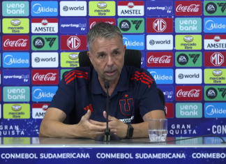 Gustavo Álvarez y la importancia del duelo de este jueves: “Vamos a jugar una verdadera final por nuestra gente” Gustavo Álvarez durante la conferencia de prensa previa al duelo entre Universidad de Chile y Lanús por la semifinal de la Copa Sudamericana 2025 en el Estadio Nacional.
