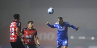 Universidad de Chile busca seguir en carrera por el “Chile 2” ante Deportes Limache en Santa Laura Leandro Fernández durante el partido ante Deportes Limache por la Liga de Primera 2025.