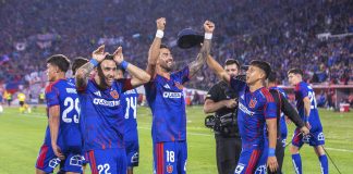 Universidad de Chile golpea otra vez: derrotó a la UC y se mete de lleno en la pelea Juan Martín Lucero celebra su gol durante el triunfo por 1-0 entre Universidad de Chile y Universidad Católica por la Liga de Primera 2026 en el Estadio Nacional